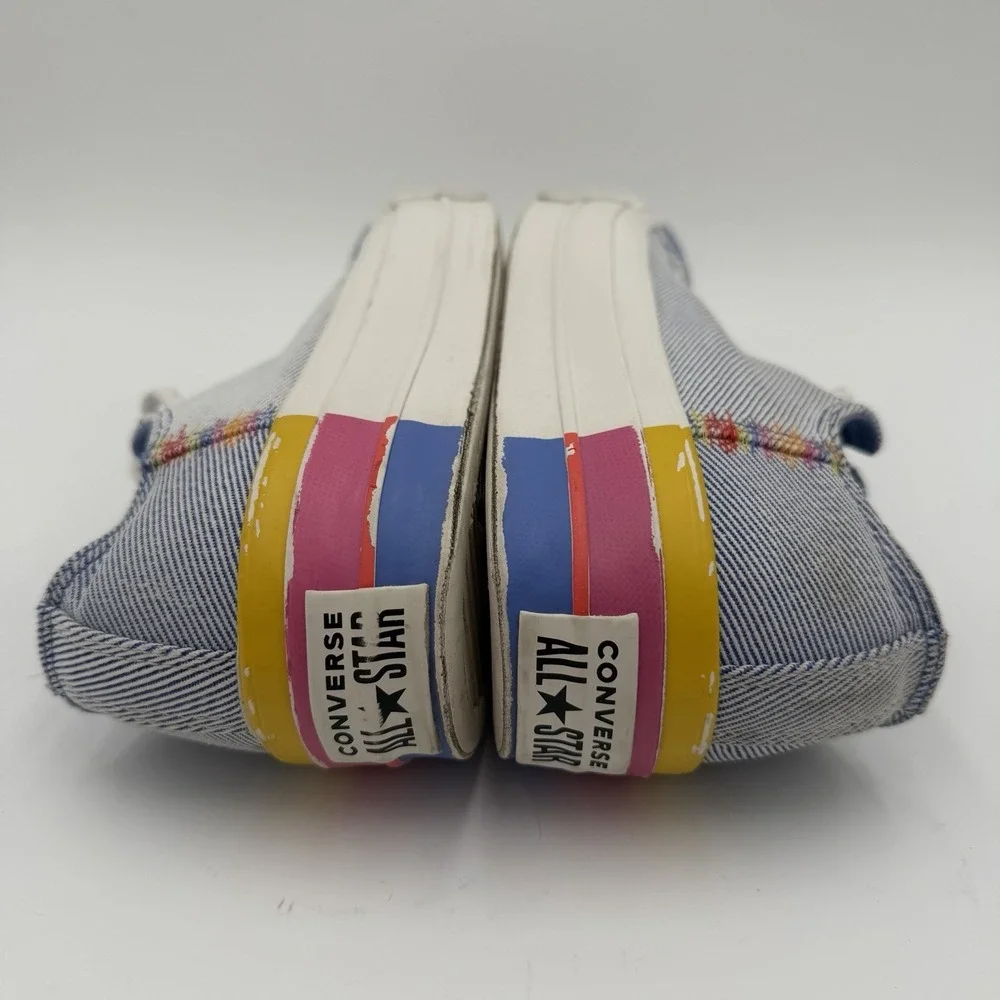 Converse Chuck Taylor All Star Lift Low Top Rainbow Ozone Sneakers Womens 9.5